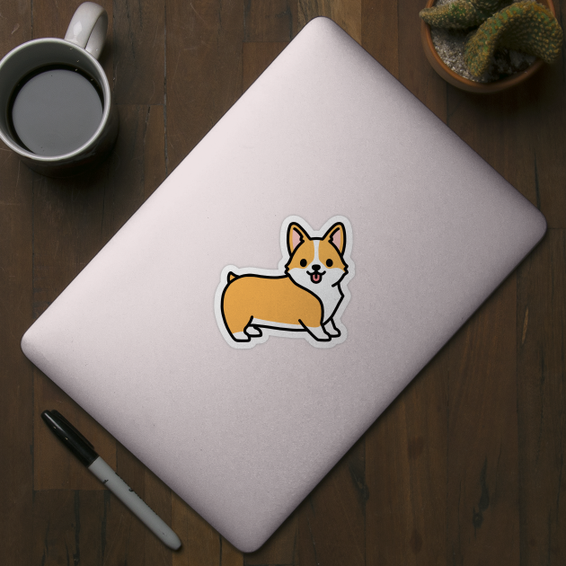 Corgi by littlemandyart